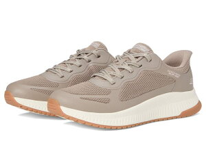 XPb`[Y fB[X V[Y Xj[J[ BOBS from SKECHERS Hands Free Slip-Ins Bobs Squad 4 - Staple Look Taupe g[v