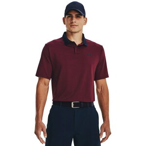 A_[A[}[ Y gbvX Vc |Vc vg Under Armour Golf Matchplay Printed Golf Polo Maroon/Midnight Navy lCr[