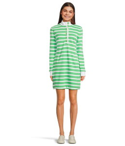 �����[�s�����b�c�@�[ ���f�B�[�X �g�b�v�X �����s�[�X Lilly Pulitzer Evangeline Dress Fauna Green Resort White Stripe �z���C�g