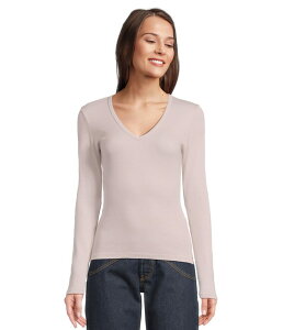 �}�C�P���X�^�[�Y ���f�B�[�X �g�b�v�X �V���c V�l�b�N T�V���c Michael Stars Remi V-neck Tee Cement