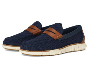 yz R[n[ Y Xb|E[t@[ V[Y Zerogrand Remastered Stitchlite Loafer Navy Blazer/Brit Tan/Ivory