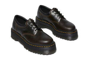 �h�N�^�[�}�[�`�� �����Y �V���[�Y �I�b�N�X�t�H�[�h �v���b�g�t�H�[�� ���U�[ Dr. Martens 8053 Quad Leather Platform Shoes Dark Khaki �J�[�L