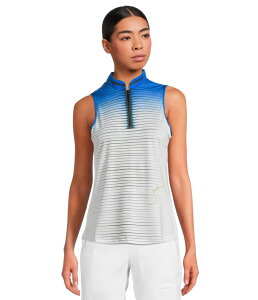 �W���C�~�[�T�h�b�N ���f�B�[�X �g�b�v�X �V���c �v�����g �m�[�X���[�u Jamie Sadock Flux Print Sleeveless Top Electric Blue �u���[