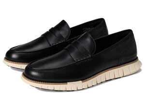 R[n[ Y V[Y Xb|E[t@[ Cole Haan Zerogrand Remastered Penny Loafer Black/Natural Tan/Ivory