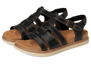 N[NX fB[X V[Y T_ Clarks Arwell Sun Black Leather ubN