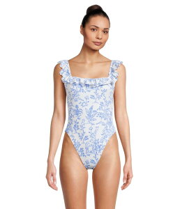 yz [sbc@[ fB[X ㉺Zbg  Aemma Ruffle One-Piece Resort White Tall Tales