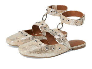 �t���[�s�[�v�� ���f�B�[�X �V���[�Y �T���_�� Free People Camille Mystic O-ring Flats Champagne Foiled Sue �V�����p��