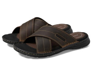 【送料無料】 ロックポート メンズ サンダル シューズ Darwyn Cross Band Brown II Leather