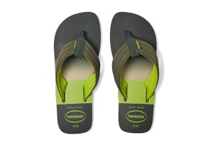 nCAiX Y V[Y T_ vg Havaianas Urban Print Sandals Olive Green O[