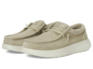 wCf[h Y V[Y Xb|E[t@[ XG[h Hey Dude Wally COMF Suede Stone Grey/Silver Birch O[