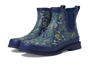 yz EGX^`[t fB[X u[cECu[c V[Y Chelsea Waterproof Rain Boot Paisley Blue