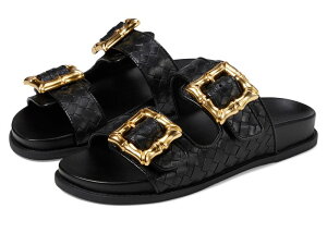�V���b�c ���f�B�[�X �V���[�Y �T���_�� Schutz Enola Woven Black �u���b�N