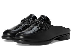 GR[ fB[X V[Y q[ Black/Black Patent ECCO Sculpted Luxury Braided Mule