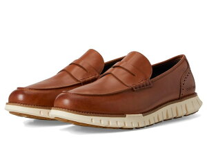 R[n[ Y V[Y Xb|E[t@[ Cole Haan Zerogrand Remastered Penny Loafer British Tan/Natural Tan/Ivory
