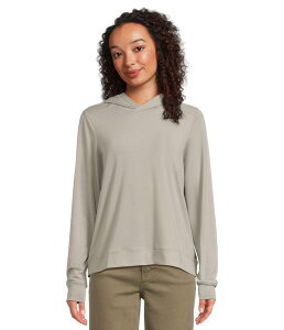 �h�[�h �A���h�R�[ ���f�B�[�X �A�E�^�[ �p�[�J�[�E�X�E�F�b�g Toad&Co Swifty Long Sleeve Hoodie Light Ash �A�b�V��