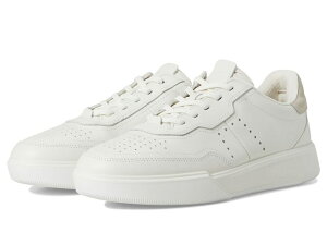 GR[ Y V[Y Xj[J[ [X ECCO Street Court Lace Sneaker White/Shadow White zCg