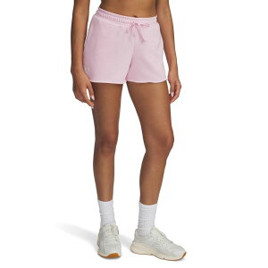 A_[A[}[ fB[X {gX n[tpcEV[c pC V[gpc Under Armour Rival Terry Shorts Prime Pink/White zCg