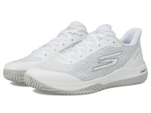�X�P�b�`���[�Y ���f�B�[�X �V���[�Y �X�j�[�J�[ SKECHERS Go Train Arch Fit Viper Court Pro - Pickleball White �z���C�g