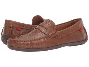 �}�[�N�W���Z�t�j���[���[�N �����Y �V���[�Y �X���b�|���E���[�t�@�[ Marc Joseph New York Union Street Perforated Cognac Grainy Perforated