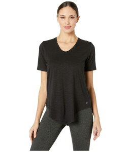 �^�X�N�p�t�H�[�}���X ���f�B�[�X �g�b�v�X �V���c T�V���c tasc Performance Longline Tee Black Slub �u���b�N