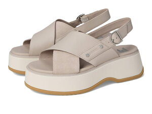 \ fB[X V[Y q[ T_ SOREL Dayspring? Crisscross Sandals Crushed Clay/Chalk `[N