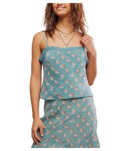 �t���[�s�[�v�� ���f�B�[�X �g�b�v�X �V���c Free People Bali Margot Top Mineral Blue Combo �u���[