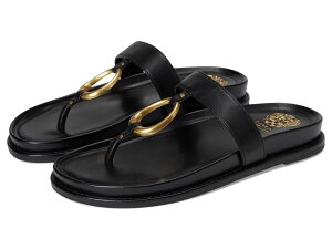 ���B���X�J���[�g ���f�B�[�X �V���[�Y �T���_�� Vince Camuto Genri O-Ring Thong Slide Sandals Black �u���b�N