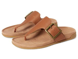 oCIjbN fB[X V[Y T_ VIONIC Emma Thong Sandals Tan Leather ^