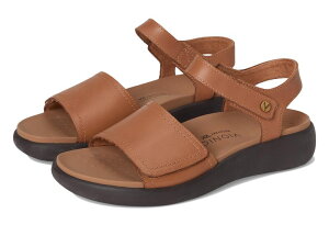 oCIjbN fB[X V[Y T_ AN VIONIC Awaken Ankle Straps Wheat Brown Leather uE