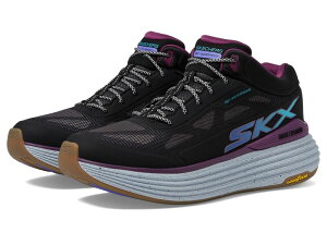 �X�P�b�`���[�Y ���f�B�[�X �V���[�Y �u�[�c�E���C���u�[�c SKECHERS Max Cushioning Suspension Terrace Waterproof Black/Purple �u���b�N
