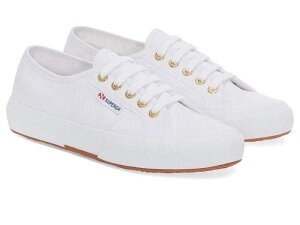 �X�y���K �����Y �V���[�Y �X�j�[�J�[ Superga 2750 COTU Classic Sneaker White/Gold �z���C�g