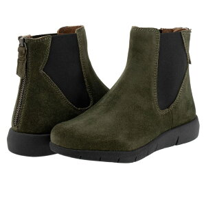 �\�t�g�E�H�[�N ���f�B�[�X �V���[�Y �u�[�c�E���C���u�[�c SoftWalk Albany Dark Green Suede �O���[��