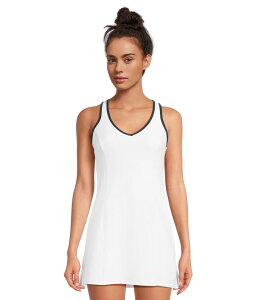 �r�����h���K ���f�B�[�X �g�b�v�X �����s�[�X Beyond Yoga Spacedye Starting Line Dress Cloud White �z���C�g