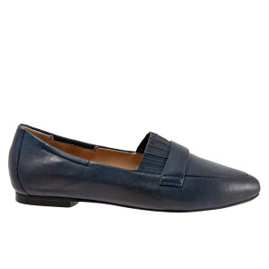 gb^[Y fB[X V[Y Xb|E[t@[ Trotters Emotion Navy Leather lCr[