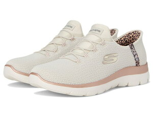 XPb`[Y fB[X V[Y Xj[J[ SKECHERS Summits Leopard Chic Hands Free Slip-INS Natural Multi }`J[