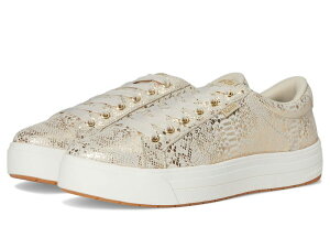 �P�b�Y ���f�B�[�X �V���[�Y �X�j�[�J�[ ���[�X Keds Park Lace Up Gold Metallic Snake Foil Suede �S�[���h