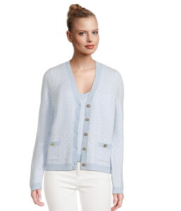 �����[�s�����b�c�@�[ ���f�B�[�X �A�E�^�[ �j�b�g�E�Z�[�^�[ Lilly Pulitzer Meilani Sweater Set Bluette Brandmark Jacquard