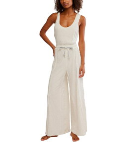 �t���[�s�[�v�� ���f�B�[�X �g�b�v�X �W�����v�X�[�c Free People Wait A Minute Jumpsuits Oatmeal Combo �I�[�g�~�[��