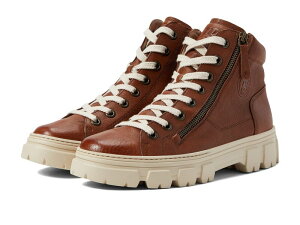 �|�[���E�O���[�� ���f�B�[�X �V���[�Y �X�j�[�J�[ Paul Green Novi Cognac Washed Leather