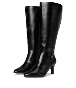 ���C�t�X�g���C�h ���f�B�[�X �V���[�Y �u�[�c�E���C���u�[�c LifeStride Galant Extra Wide Calf Black Faux Leather �u���b�N