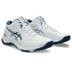 yz AVbNX Y Xj[J[ V[Y Men's Netburner Ballistic FF MT 3 Volleyball Shoe White/Vintage Indigo