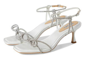 �o�b�W�F���[�~�V���J ���f�B�[�X �V���[�Y �T���_�� Badgley Mischka Dandelion Soft White �z���C�g