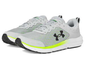 A_[A[}[ Y V[Y Xj[J[ Under Armour Charged Assert 10 Mod Gray/High Vis Yellow/Black ubN