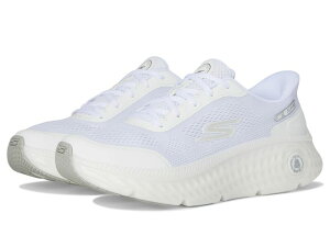 �X�P�b�`���[�Y ���f�B�[�X �V���[�Y �X�j�[�J�[ SKECHERS Max Cushioning Hyper Craze 2.0 Hands Free Slip-Ins White/Silver �z���C�g