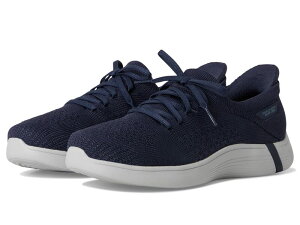 XPb`[Y fB[X V[Y Xj[J[ Navy SKECHERS On-The-Go Hands Free Slip-ins Swift w/ Knit Fit
