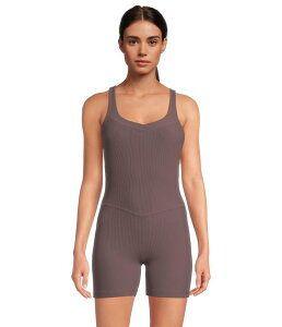 �r�����h���K ���f�B�[�X �g�b�v�X �W�����v�X�[�c Beyond Yoga Routine Biker Jumpsuit Woodland