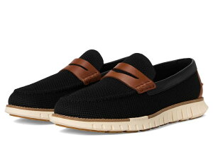 R[n[ Y V[Y Xb|E[t@[ Cole Haan Zerogrand Remastered Stitchlite Loafer Black/Brit Tan/Ivory