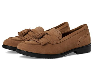GR[ fB[X V[Y Xb|E[t@[ Camel Suede ECCO Dress Classic 15 Tassel Loafer