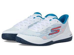 �X�P�b�`���[�Y �����Y �V���[�Y �X�j�[�J�[ SKECHERS Pickleball Viper Court Pro Sneaker White/Turquoise �z���C�g