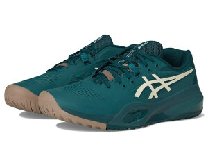 【送料無料】 アシックス メンズ スニーカー シューズ Gel-Resolution X Saxon Green/Birch